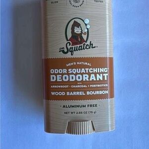 Dr. Squatch Wood Barrel Bourbon Men's NATURAL Deodorant Aluminum Free